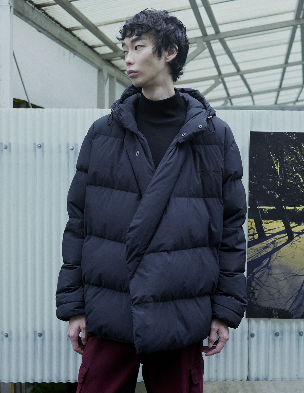 doudoune Mila noire croisée